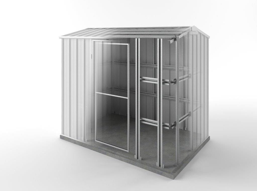 Storm Shed 2.25m (w) x 1.50m (d)x 1.97m (h)  Off White Colour