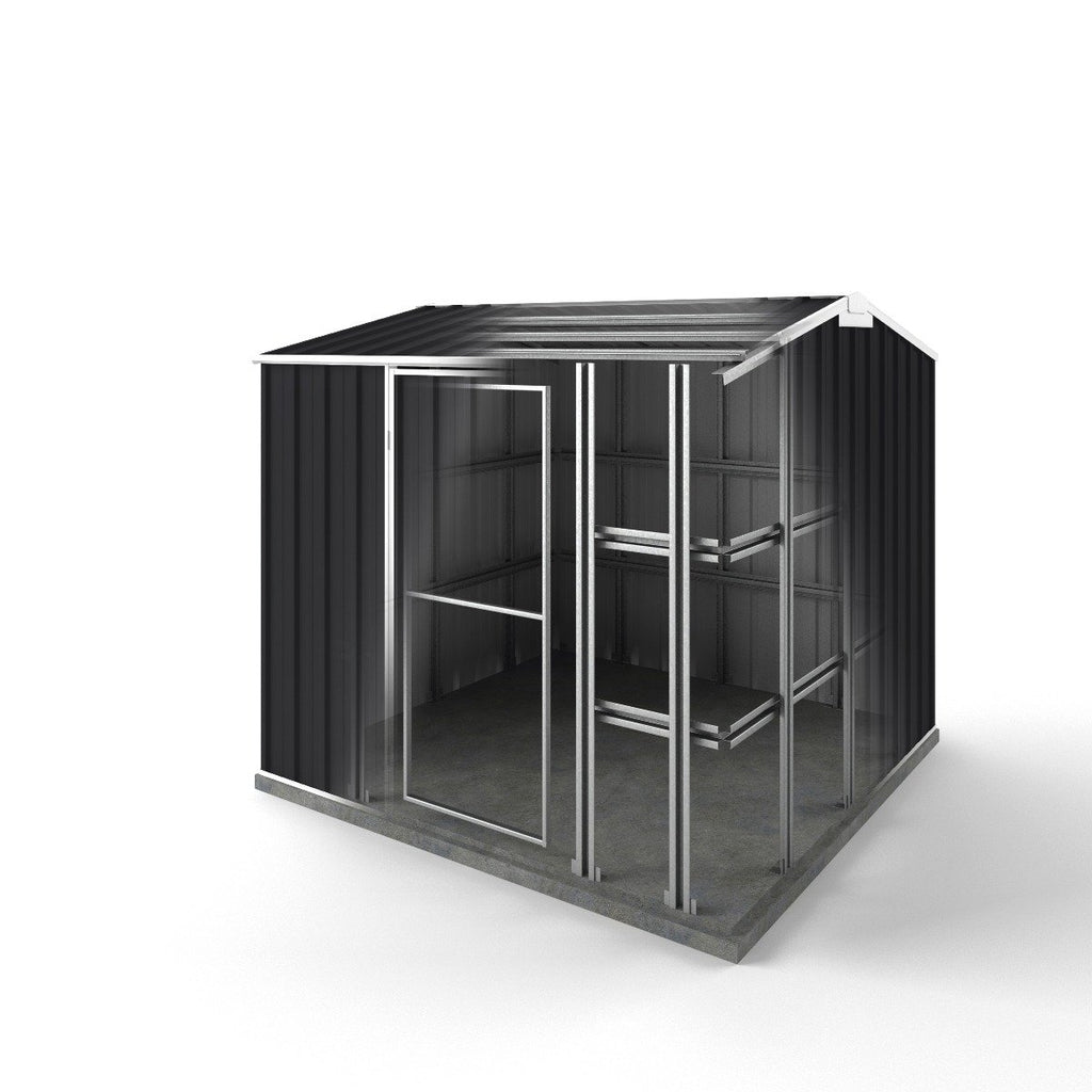 Storm Shed 2.25m (w) x 2.25m (d) Standard - 2.05m Monument Colour