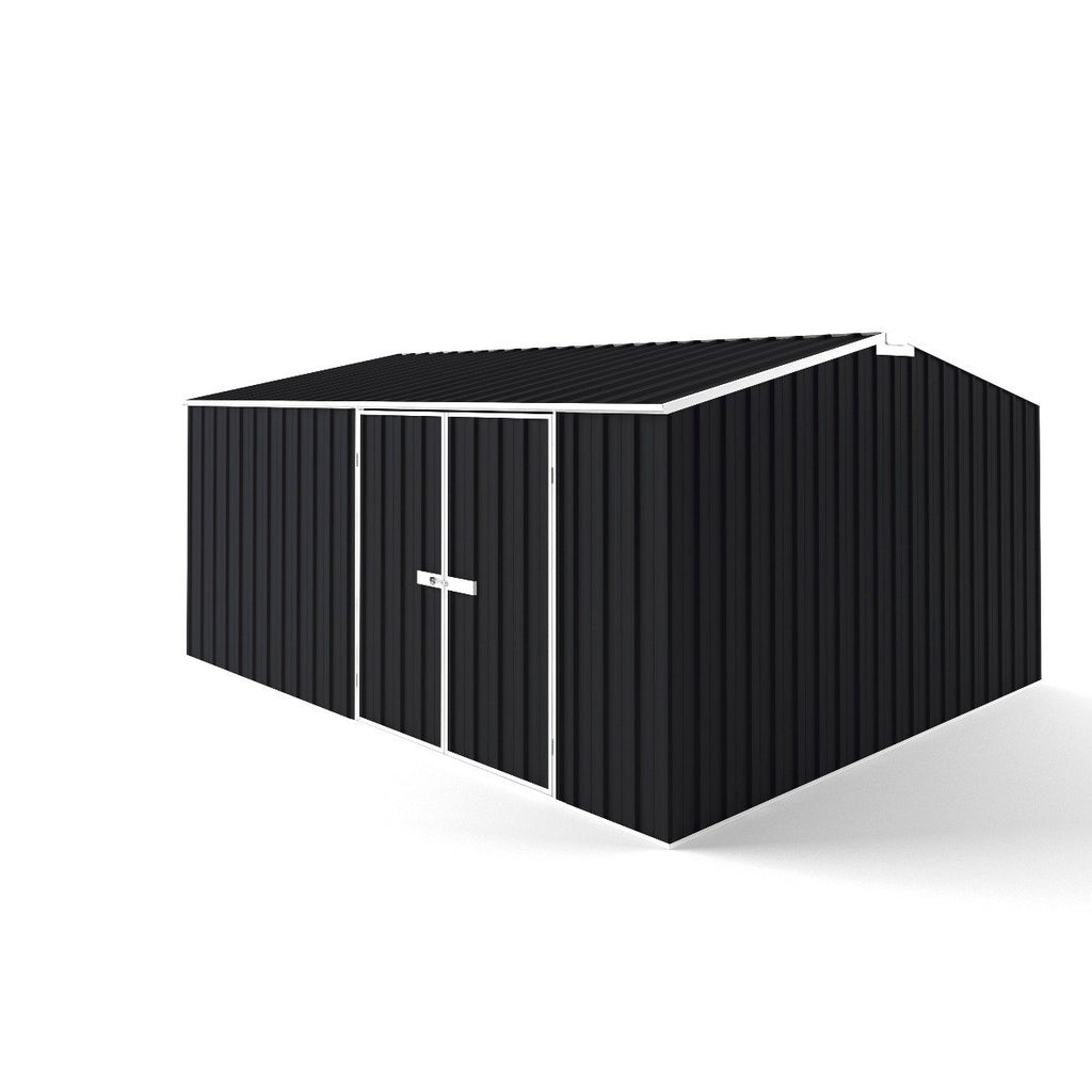 Truss Roof Garden Shed 4.50m (w) x 3.75m (d) Standard - 2.18m Monument Colour