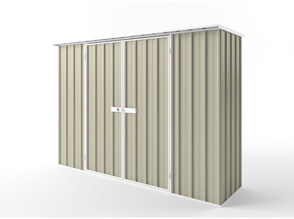 Flat Roof Garden Shed 3.00m (w) x 0.78m (d)x 2.12m (h)  Merino Colour
