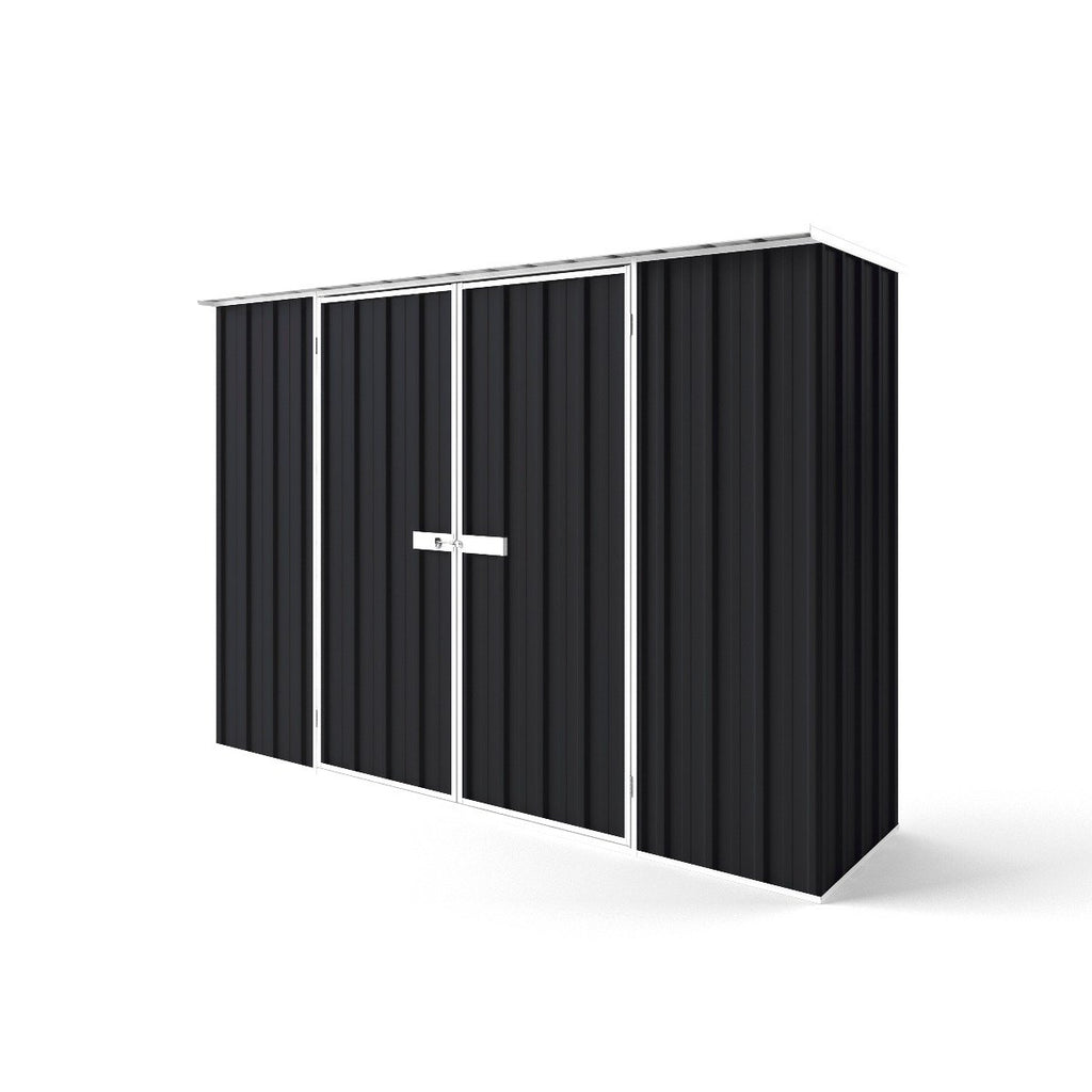 Flat Roof Garden Shed 3.00m (w) x 0.78m (d) Tall - 2.12m Monument Colour