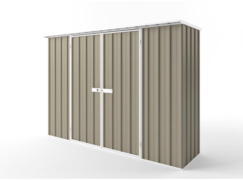Flat Roof Garden Shed 3.00m (w) x 0.78m (d)x 2.12m (h)  Stone Colour