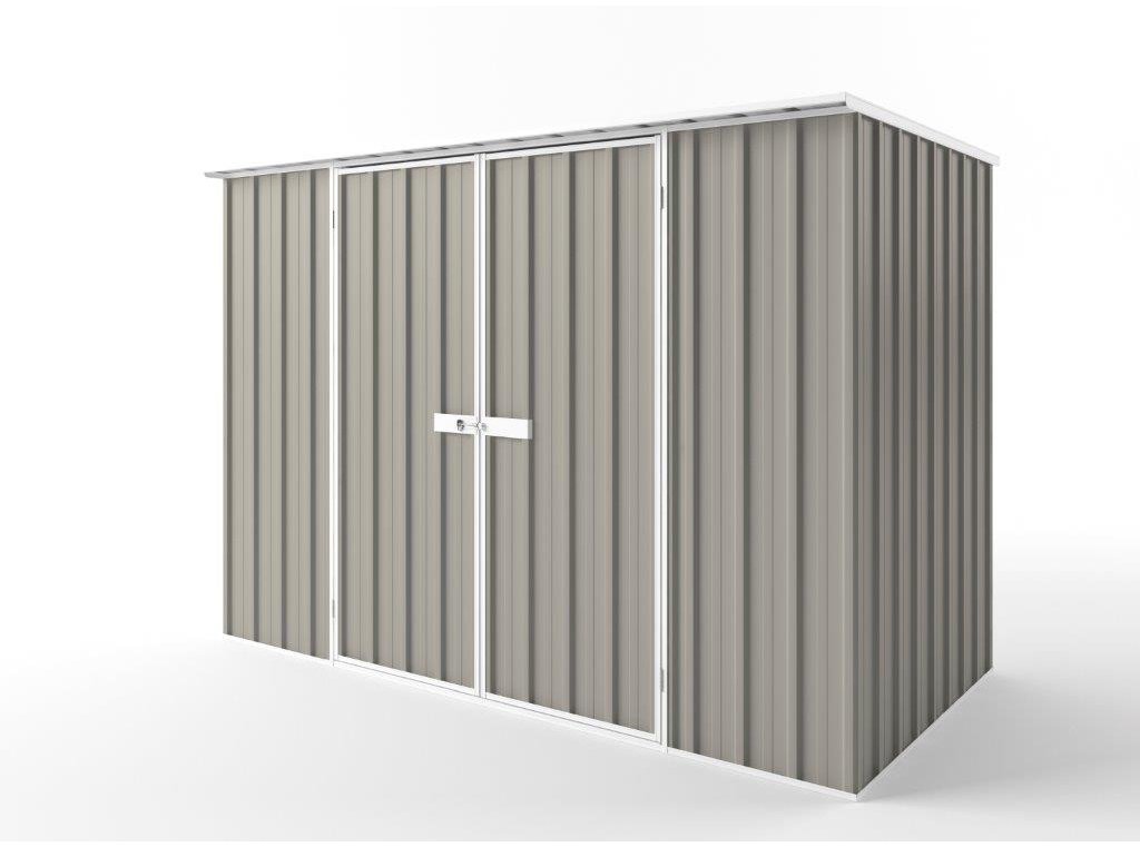 Flat Roof Garden Shed 3.00m (w) x 1.50m (d)x 2.12m (h)  Birch Colour
