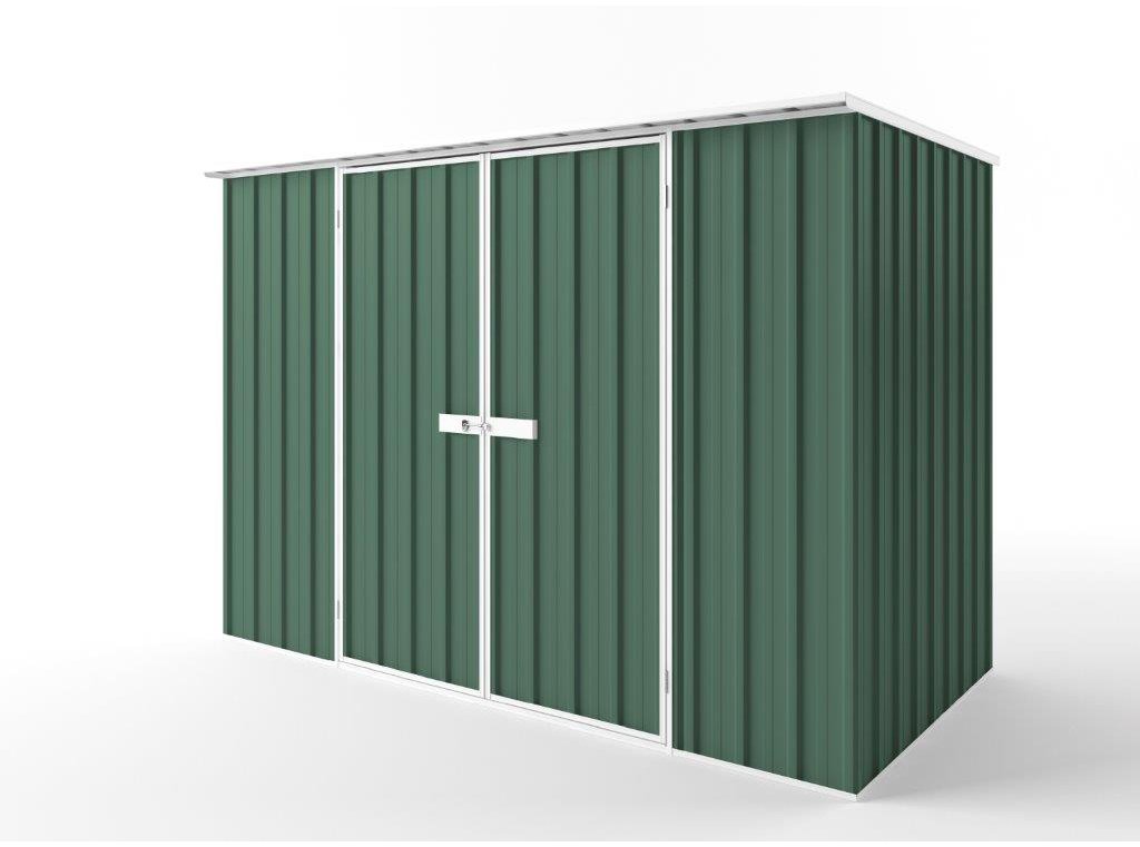 Flat Roof Garden Shed 3.00m (w) x 1.50m (d) Tall - 2.12m Rivergum Colour