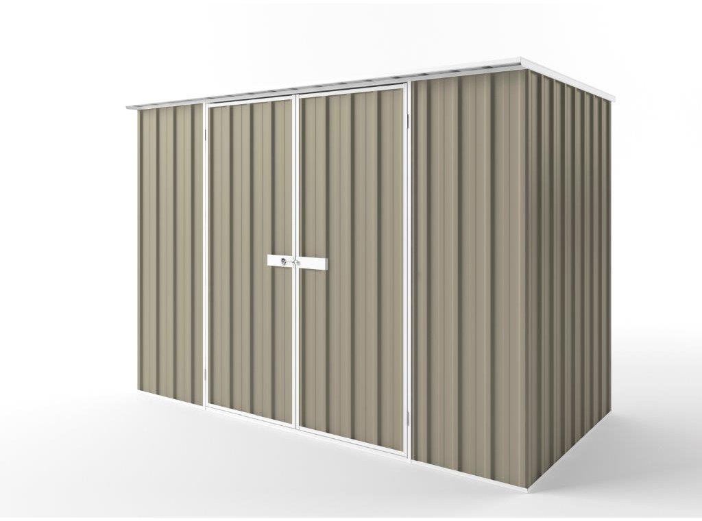 Flat Roof Garden Shed 3.00m (w) x 1.50m (d)x 2.12m (h)  Stone Colour