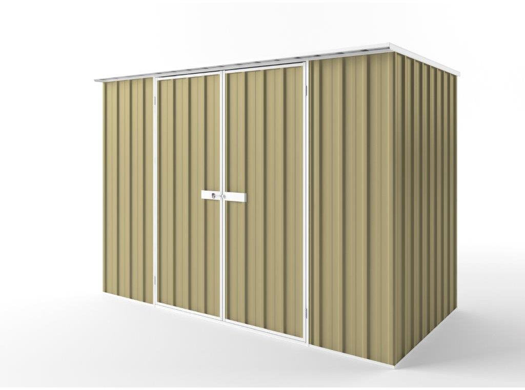 Flat Roof Garden Shed 3.00m (w) x 1.50m (d)x 2.12m (h)  Sandlewood Colour