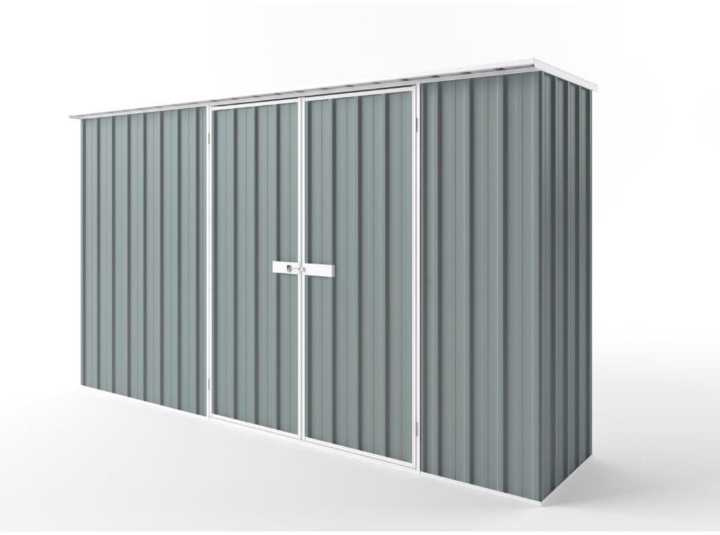 Flat Roof Garden Shed 3.75m (w) x 0.78m (d)x 2.12m (h)  Armour Grey Colour