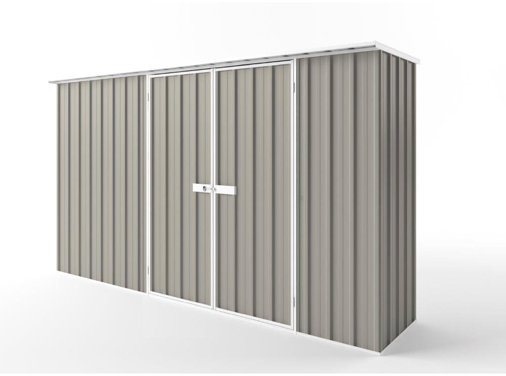 Flat Roof Garden Shed 3.75m (w) x 0.78m (d)x 2.12m (h)  Birch Colour