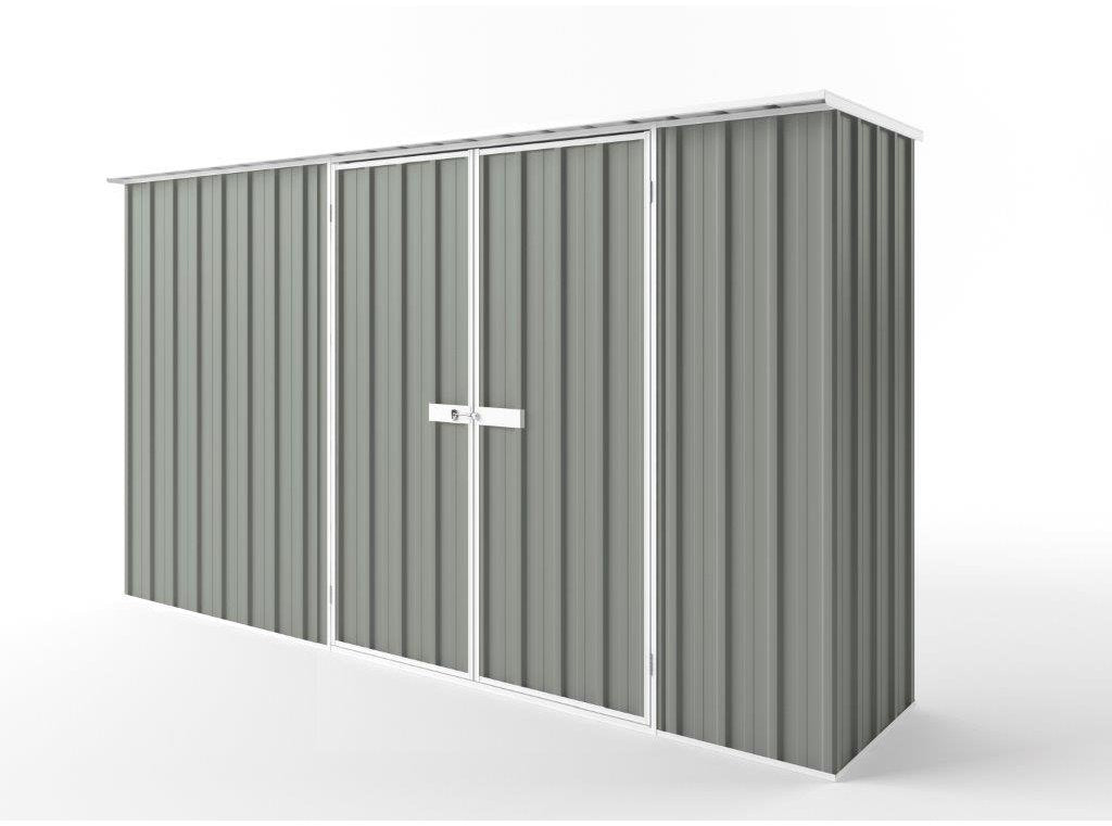 Flat Roof Garden Shed 3.75m (w) x 0.78m (d)x 2.12m (h)  Bush Smoke Colour