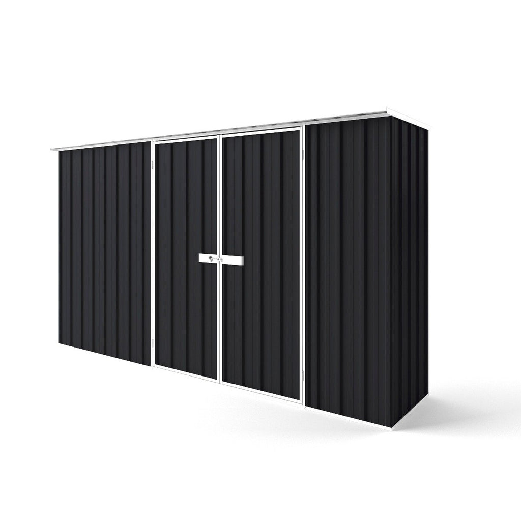 Flat Roof Garden Shed 3.75m (w) x 0.78m (d)x 2.12m (h)  Monument Colour