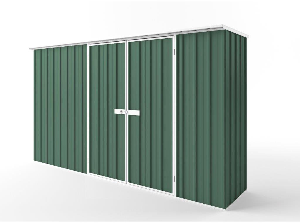 Flat Roof Garden Shed 3.75m (w) x 0.78m (d) Tall - 2.12m Rivergum Colour