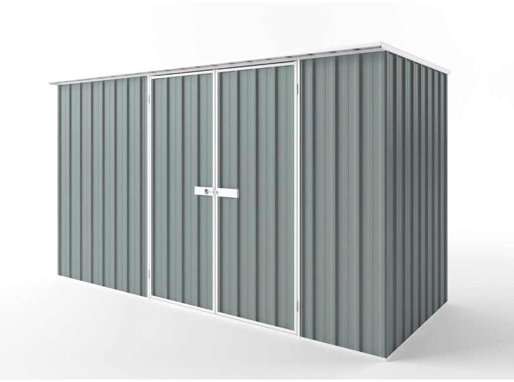 Flat Roof Garden Shed 3.75m (w) x 1.50m (d)x 2.12m (h)  Armour Grey Colour