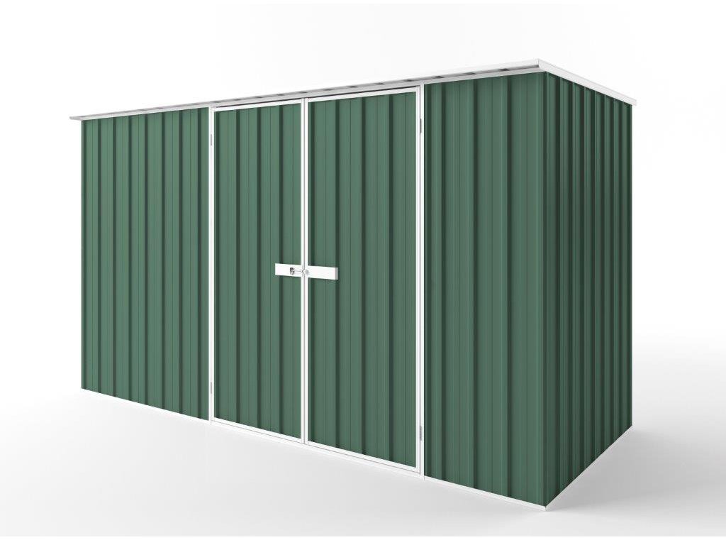 Flat Roof Garden Shed 3.75m (w) x 1.50m (d)x 2.12m (h)  Rivergum Colour