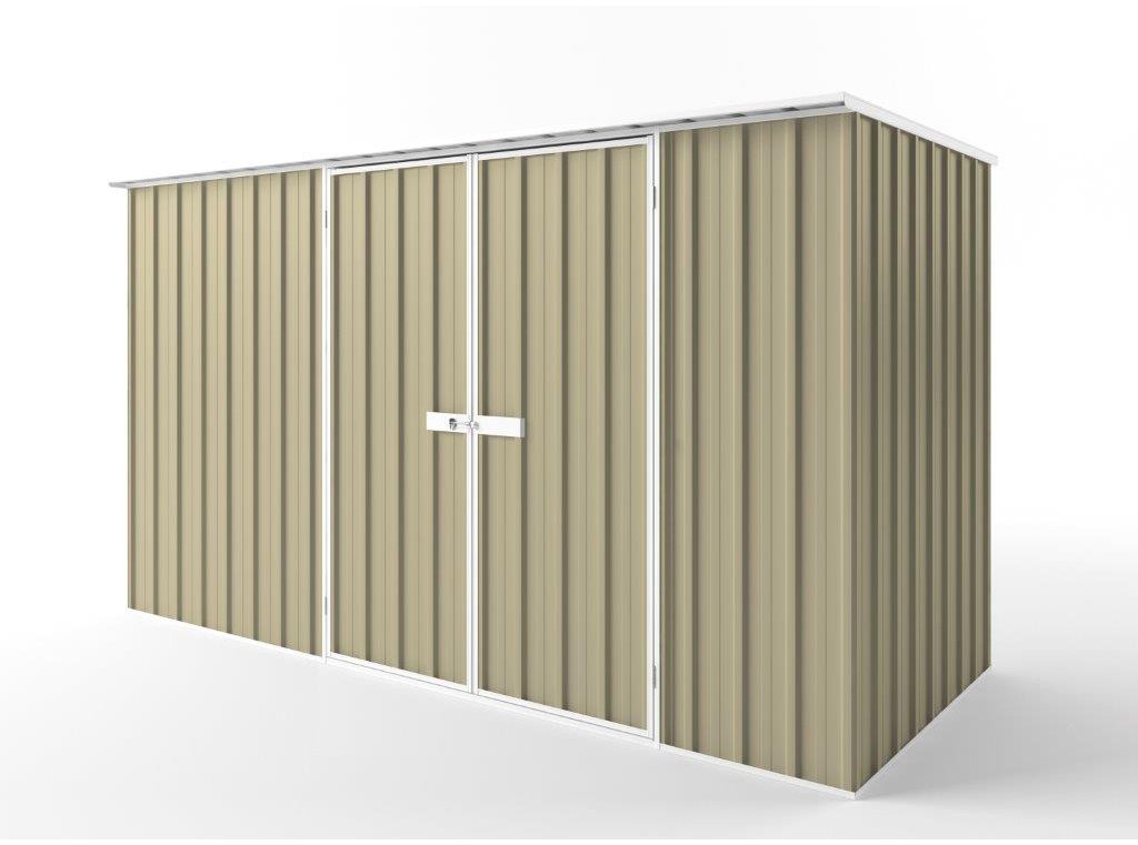 Flat Roof Garden Shed 3.75m (w) x 1.50m (d)x 2.12m (h)  Wheat Colour