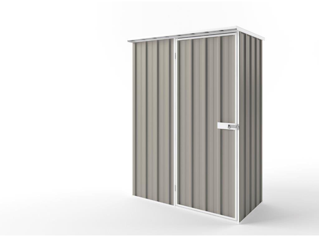 Flat Roof Garden Shed 1.50m (w) x 0.78m (d) Tall Birch Colour
