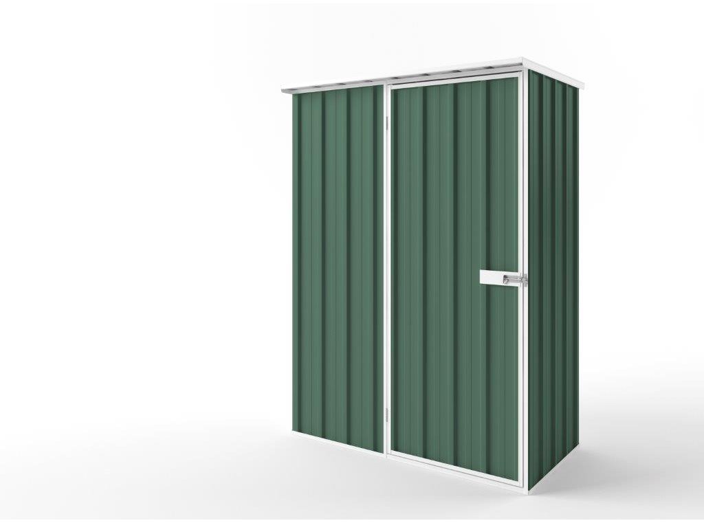 Flat Roof Garden Shed 1.50m (w) x 0.78m (d)x 2.12m (h)  Rivergum Colour