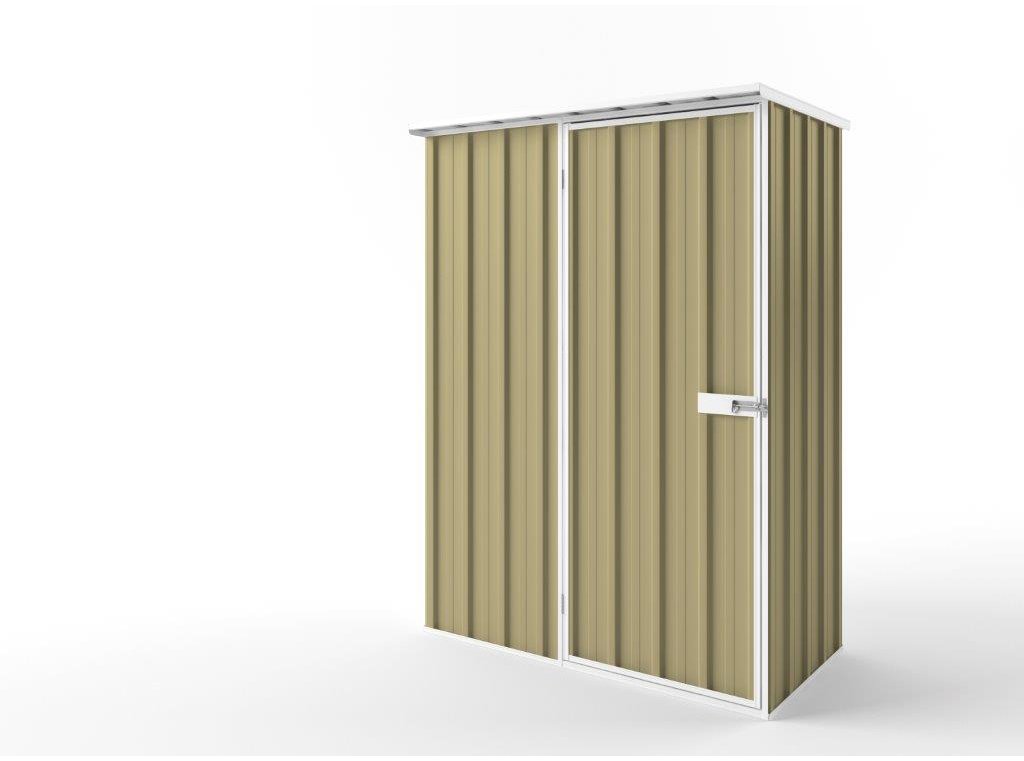 Flat Roof Garden Shed 1.50m (w) x 0.78m (d) Tall Sandlewood Colour