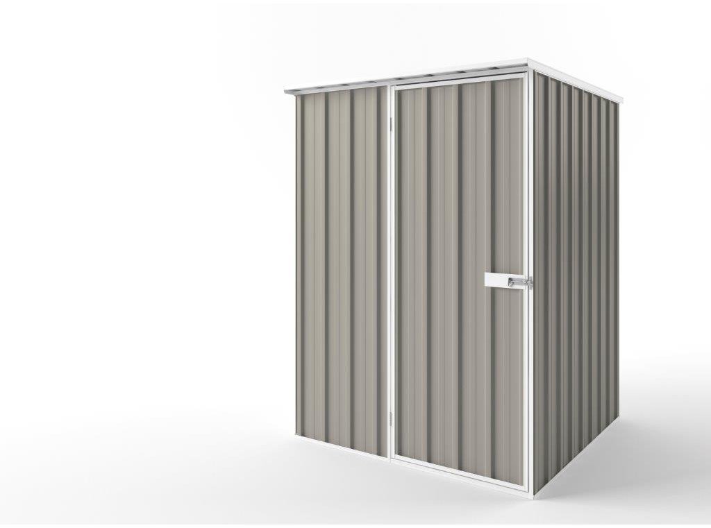 Flat Roof Garden Shed 1.50m (w) x 1.50m (d)x 2.12m (h)  Birch Colour