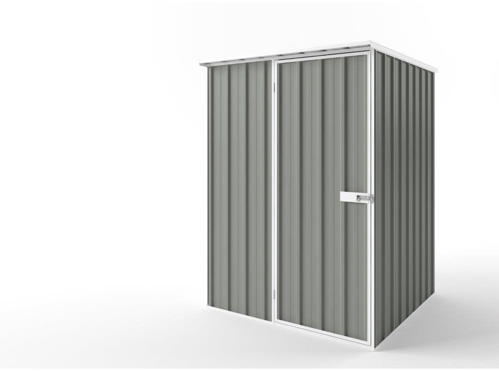 Flat Roof Garden Shed 1.50m (w) x 1.50m (d) Tall - 2.12m Bush Smoke Colour
