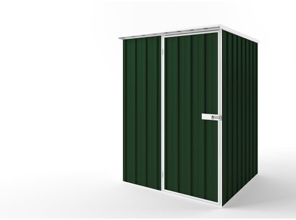 Flat Roof Garden Shed 1.50m (w) x 1.50m (d)x 2.12m (h)  Caulfield Green Colour