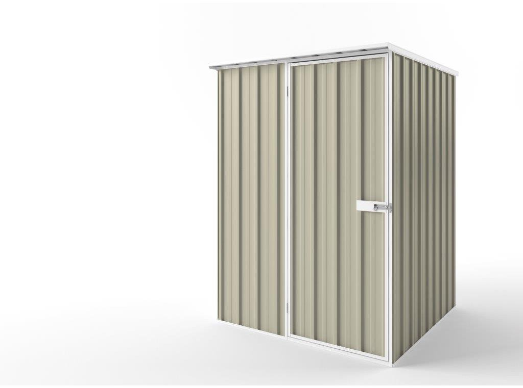 Flat Roof Garden Shed 1.50m (w) x 1.50m (d) Tall - 2.12m Merino Colour
