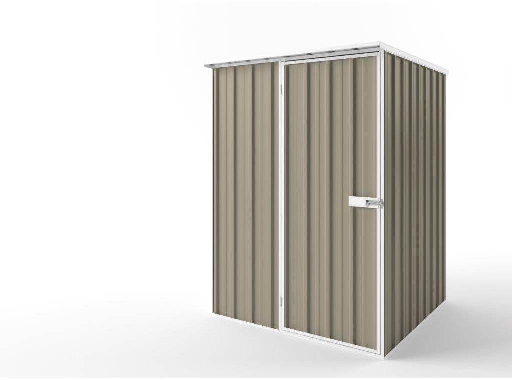 Flat Roof Garden Shed 1.50m (w) x 1.50m (d) Tall - 2.12m Stone Colour