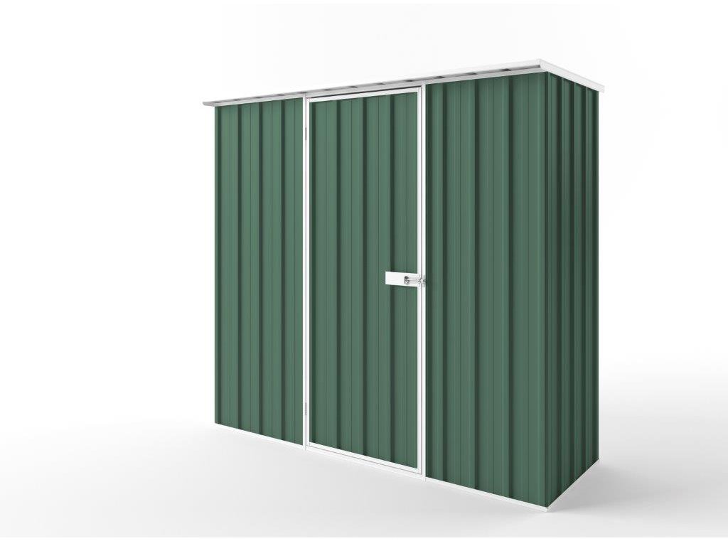 Flat Roof Garden Shed 2.25m (w) x 0.78m (d) Tall - 2.12m Rivergum Colour