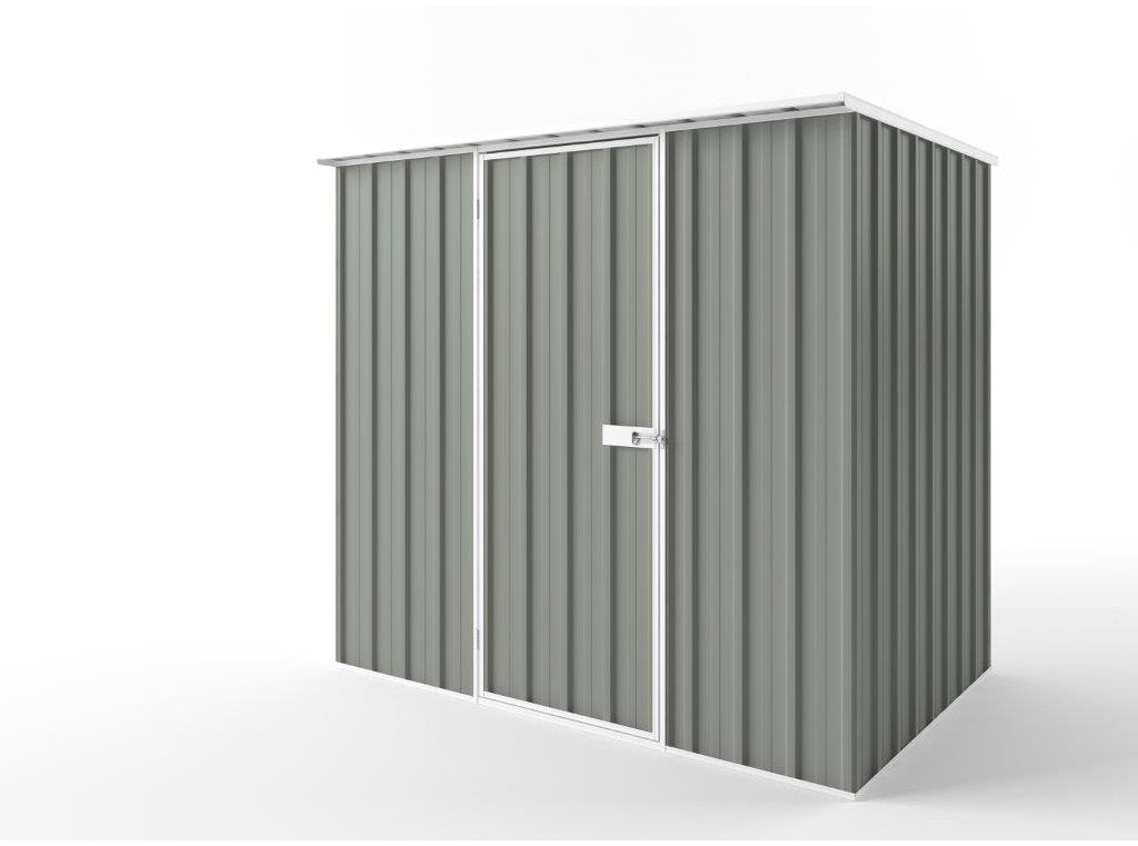 Flat Roof Garden Shed 2.25m (w) x 1.50m (d)x 2.12m (h)  Bush Smoke Colour
