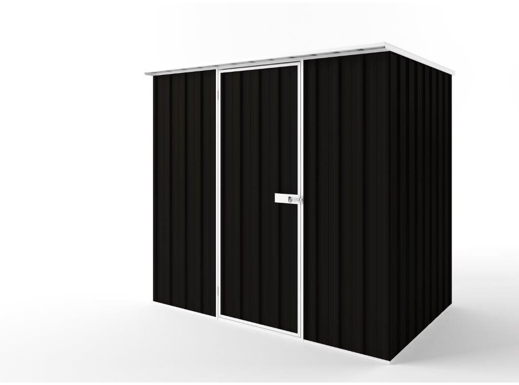 Flat Roof Garden Shed 2.25m (w) x 1.50m (d)x 2.12m (h)  Ebony Colour