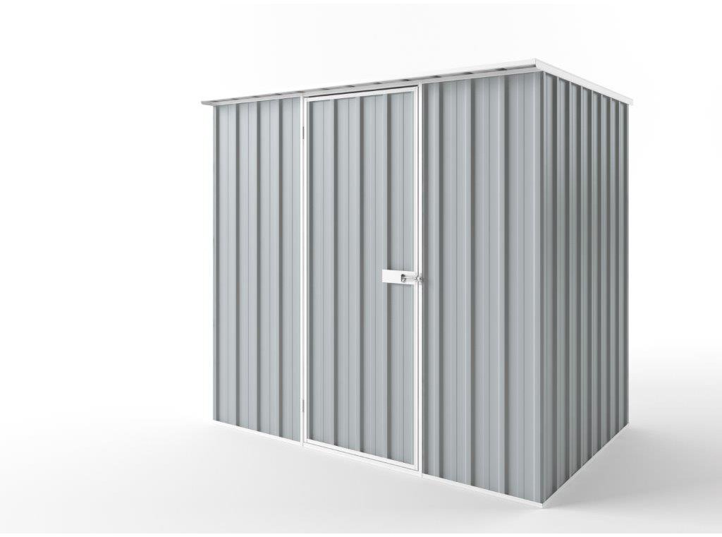 Flat Roof Garden Shed 2.25m (w) x 1.50m (d)x 2.12m (h)  Gull Grey Colour
