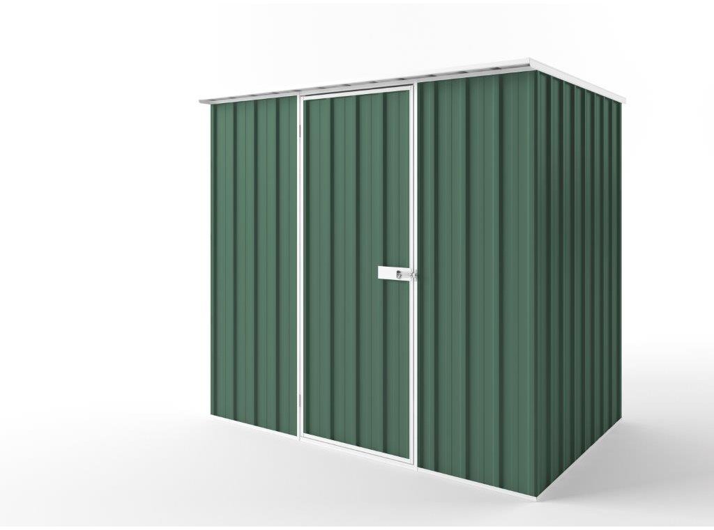 Flat Roof Garden Shed 2.25m (w) x 1.50m (d) Tall - 2.12m Rivergum Colour