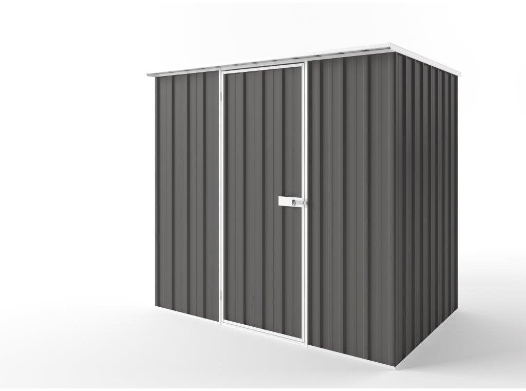 Flat Roof Garden Shed 2.25m (w) x 1.50m (d)x 2.12m (h)  Slate Grey Colour