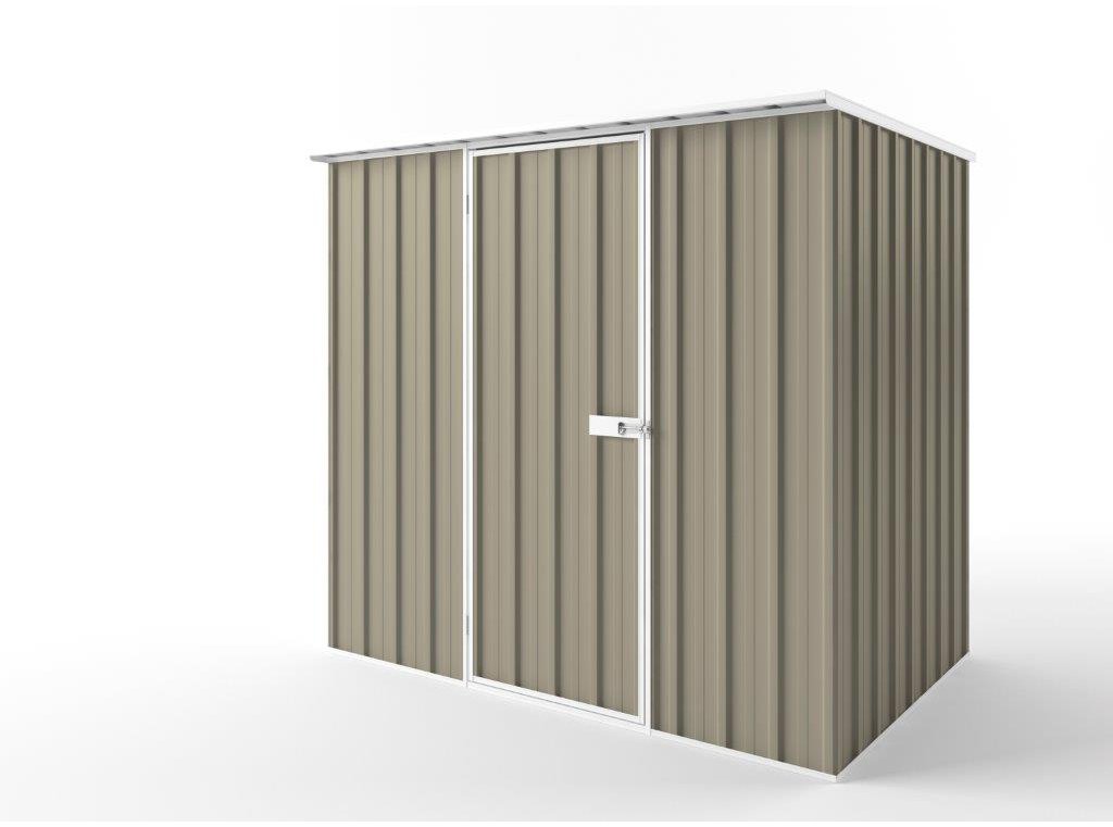 Flat Roof Garden Shed 2.25m (w) x 1.50m (d)x 2.12m (h)  Stone Colour