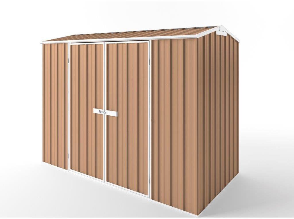 Gable Roof Garden Shed 3.00m (w) x 1.50m (d) Tall - 2.27m Pale Terracotta Colour