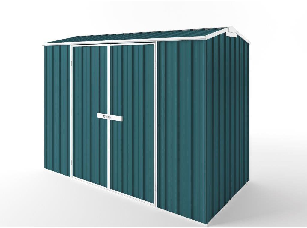 Gable Roof Garden Shed 3.00m (w) x 1.50m (d) Tall - 2.27m Torres Blue Colour