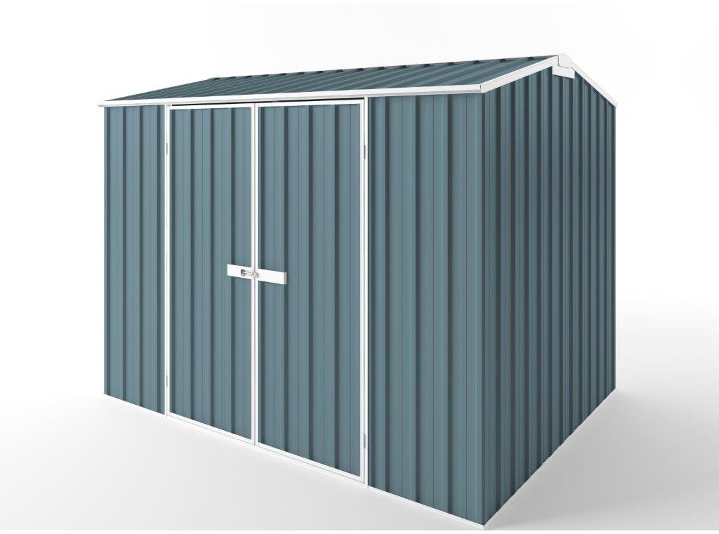 Gable Roof Garden Shed 3.00m (w) x 2.25m (d) Tall - 2.35m Blue Horizon Colour