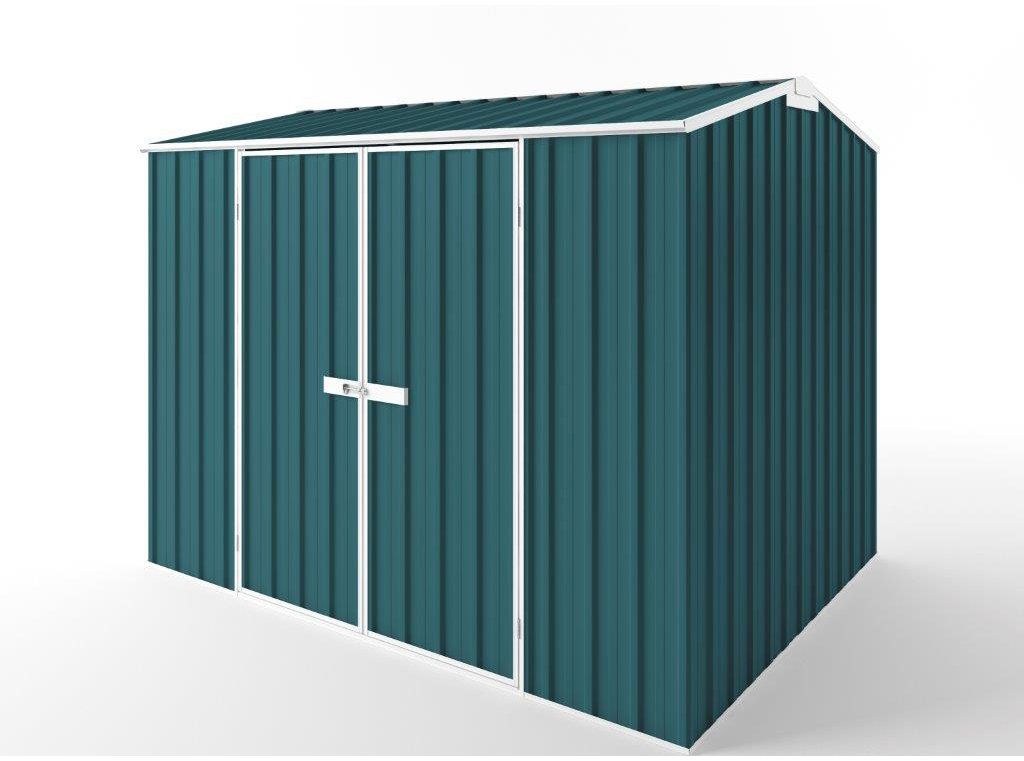 Gable Roof Garden Shed 3.00m (w) x 2.25m (d) Tall - 2.35m Torres Blue Colour