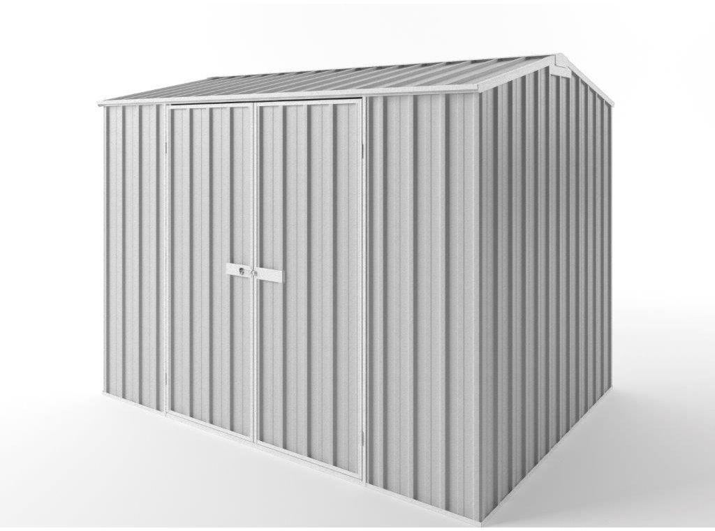Gable Roof Garden Shed 3.00m (w) x 2.25m (d) Tall - 2.35m Zinc Colour