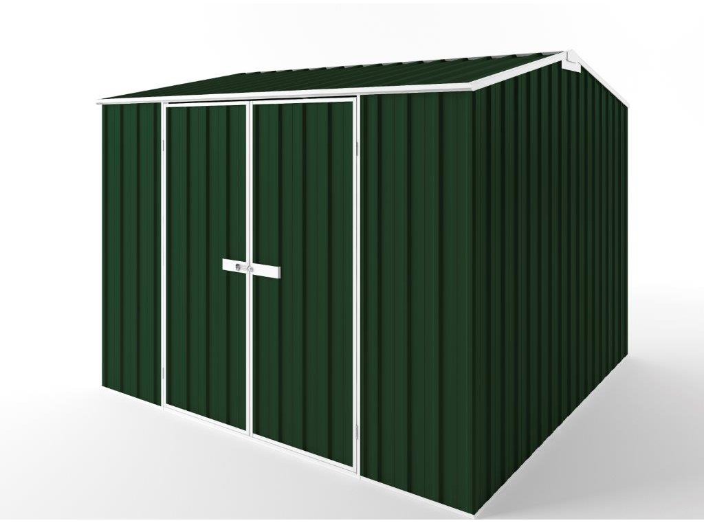 Gable Roof Garden Shed 3.00m (w) x 3.00m (d) Tall - 2.40m Caulfield Green Colour