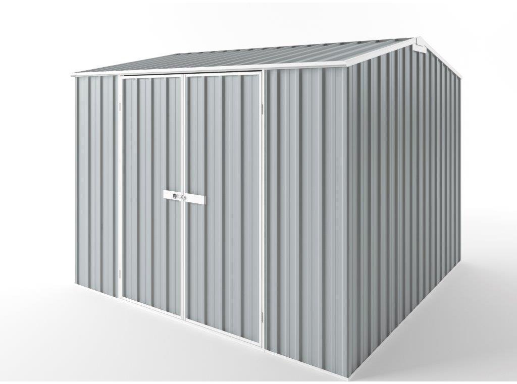 Gable Roof Garden Shed 3.00m (w) x 3.00m (d) Tall - 2.40m Gull Grey Colour