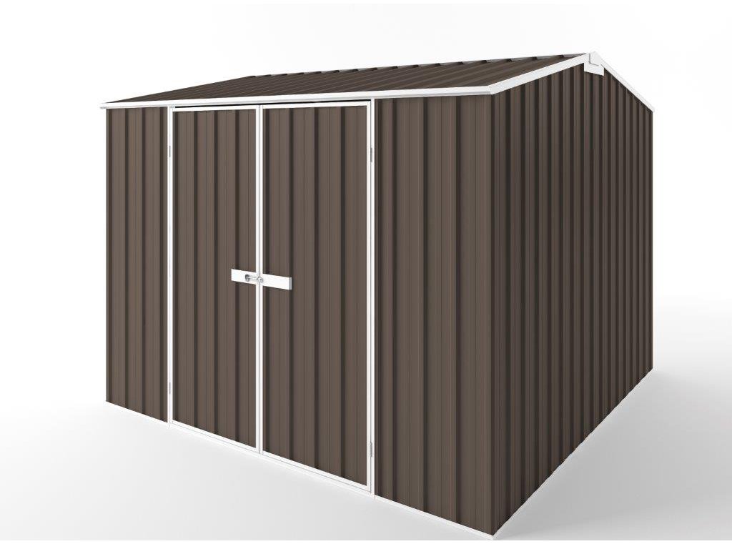 Gable Roof Garden Shed 3.00m (w) x 3.00m (d) Tall - 2.40m Jasmin Brown Colour