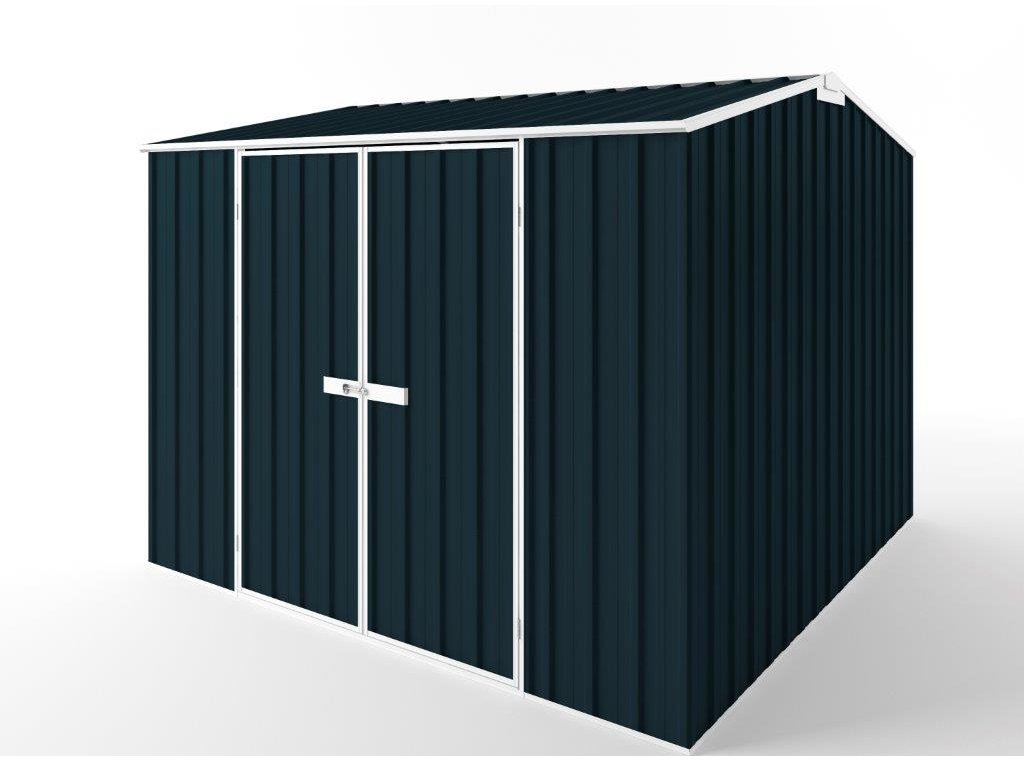 Gable Roof Garden Shed 3.00m (w) x 3.00m (d)x 2.40m (h)  Mountain Blue Colour