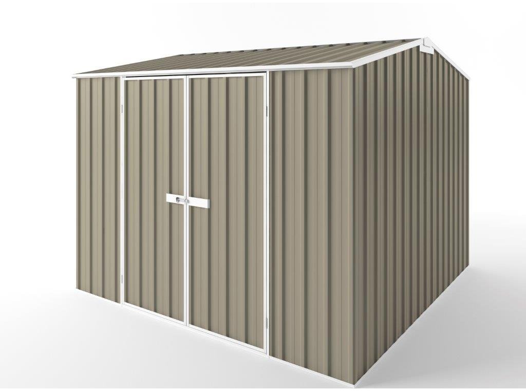 Gable Roof Garden Shed 3.00m (w) x 3.00m (d)x 2.40m (h)  Stone Colour