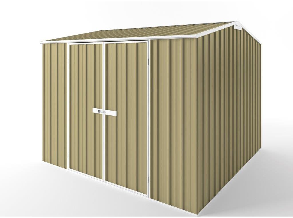 Gable Roof Garden Shed 3.00m (w) x 3.00m (d)x 2.40m (h)  Sandlewood Colour