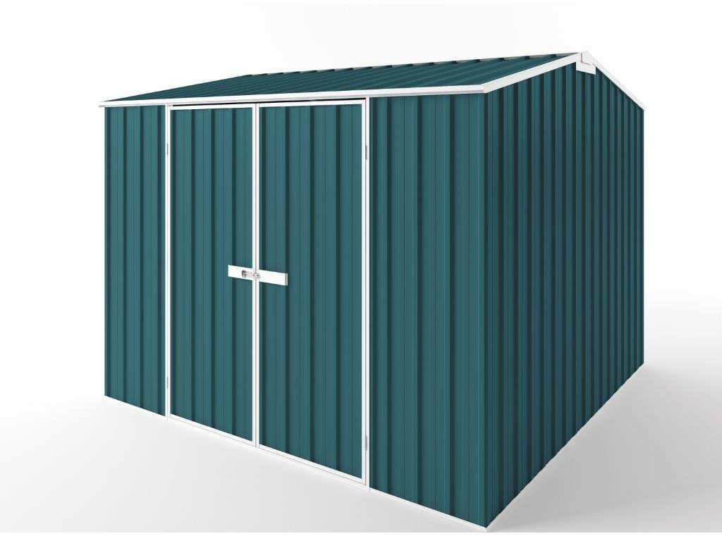 Gable Roof Garden Shed 3.00m (w) x 3.00m (d) Tall - 2.40m Torres Blue Colour