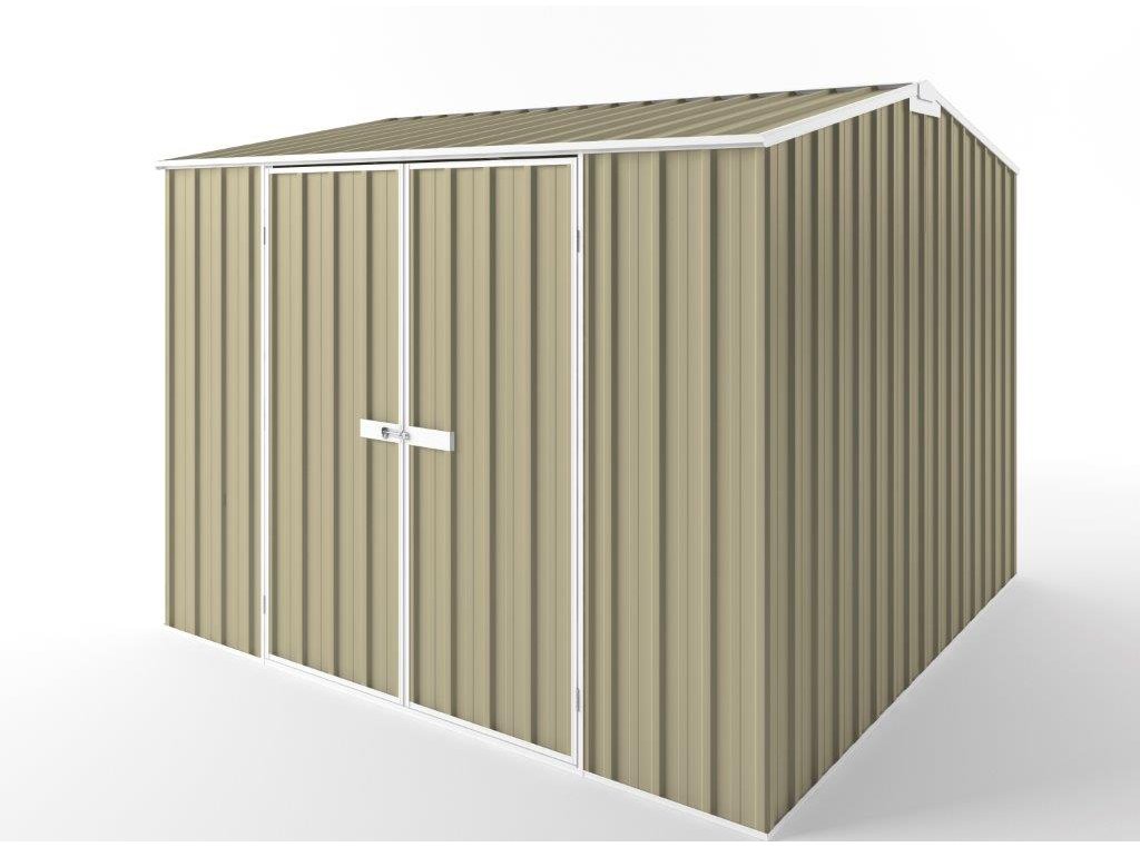 Gable Roof Garden Shed 3.00m (w) x 3.00m (d)x 2.40m (h)  Wheat Colour