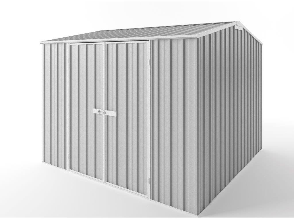 Gable Roof Garden Shed 3.00m (w) x 3.00m (d)x 2.40m (h)  Zinc Colour