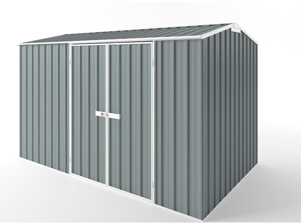Gable Roof Garden Shed 3.75m (w) x 2.25m (d) Tall - 2.35m Armour Grey Colour