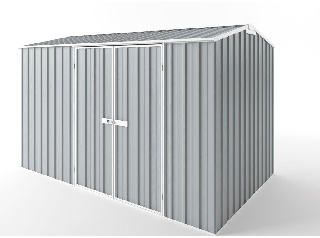Gable Roof Garden Shed 3.75m (w) x 2.25m (d) Tall - 2.35m Gull Grey Colour