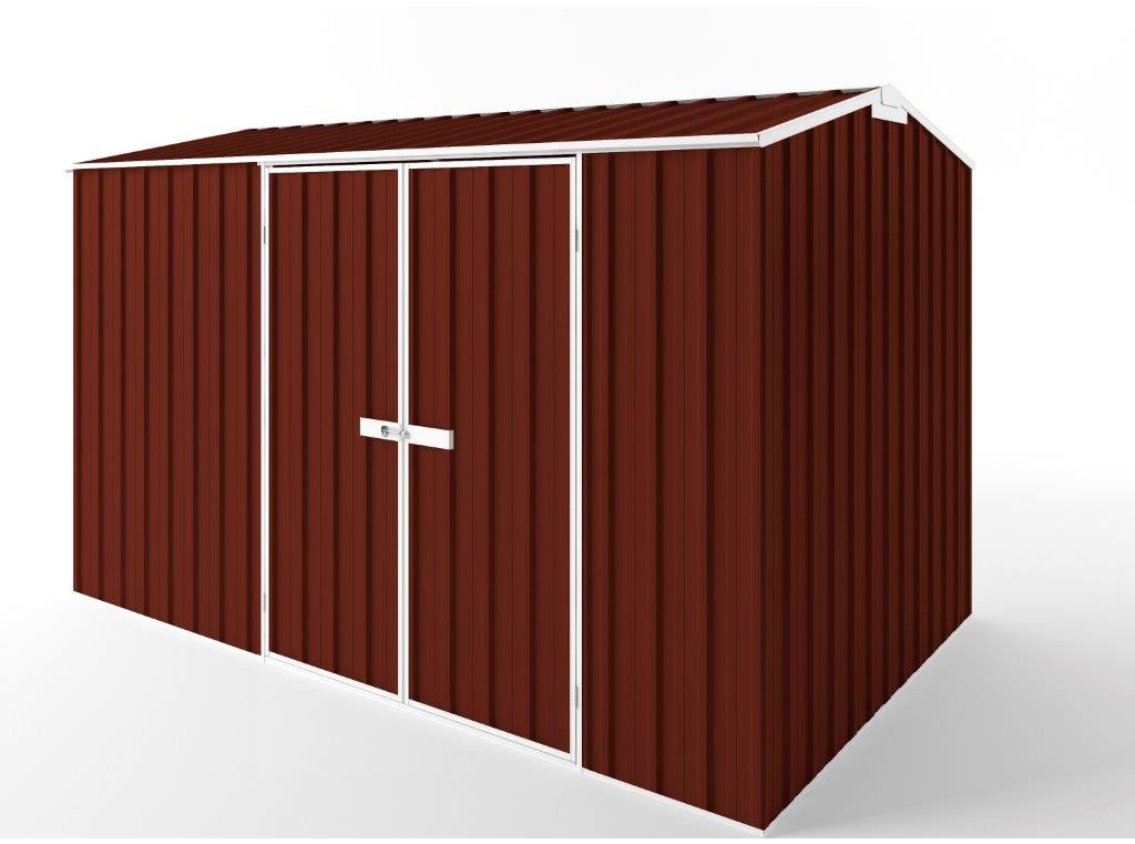 Gable Roof Garden Shed 3.75m (w) x 2.25m (d)x 2.35m (h)  Heritage Red Colour